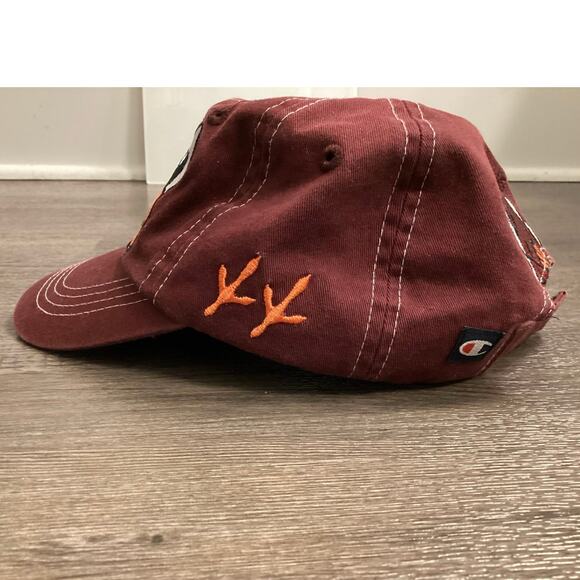 Kids Virginia Tech VT Campus Emporium Champion Tail feather Baseball Hat - Picture 2 of 4
